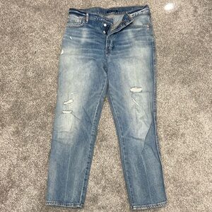 Lucky brand high rise mom jeans